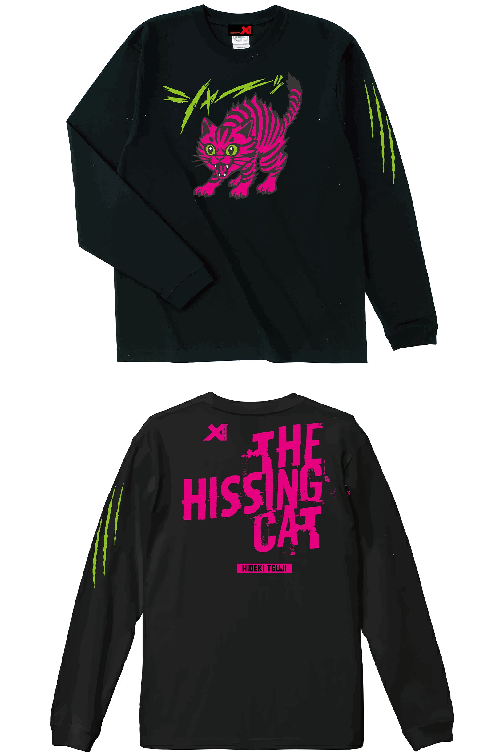シャー猫 ロングスリーヴ Tシャツ – XROSSCOUNTER