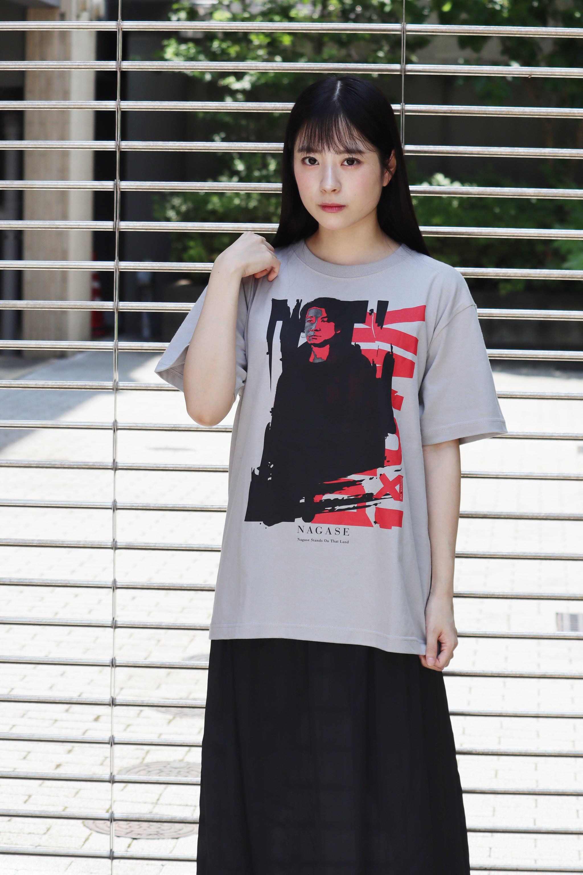 永瀬正敏 Tシャツ グレーver. – XROSSCOUNTER