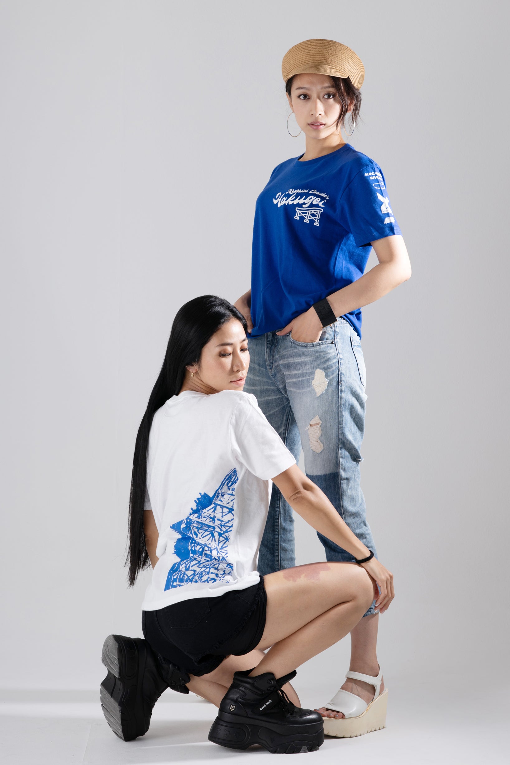 ハイブリッドコースター 白鯨（HAKUGEI）バックドロップTシャツ